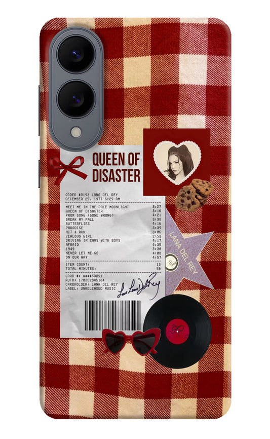 Queen of Disaster Samsung S25 Edge Hard Case Back Cover by Casekaro