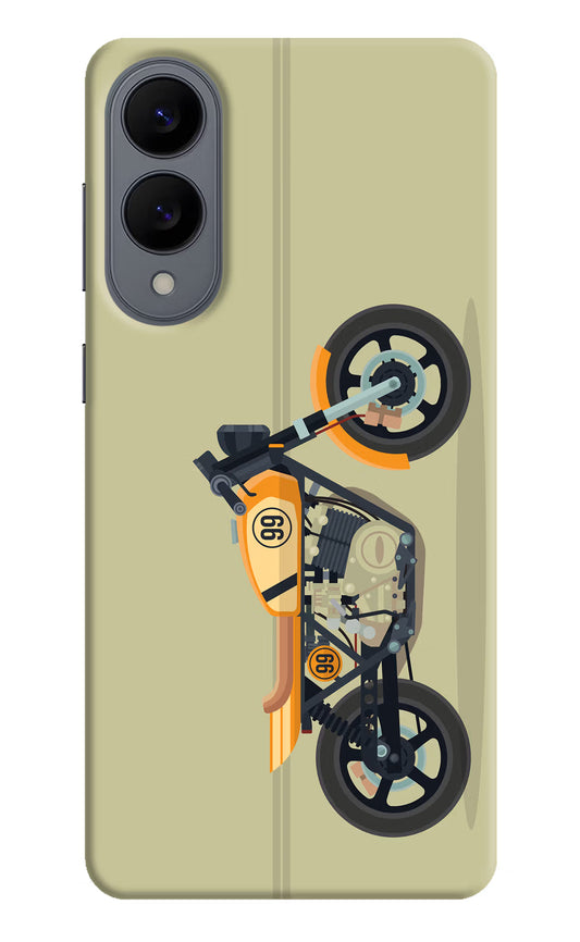 Vertical Speedster Samsung S25 Edge Hard Case Back Cover by Casekaro