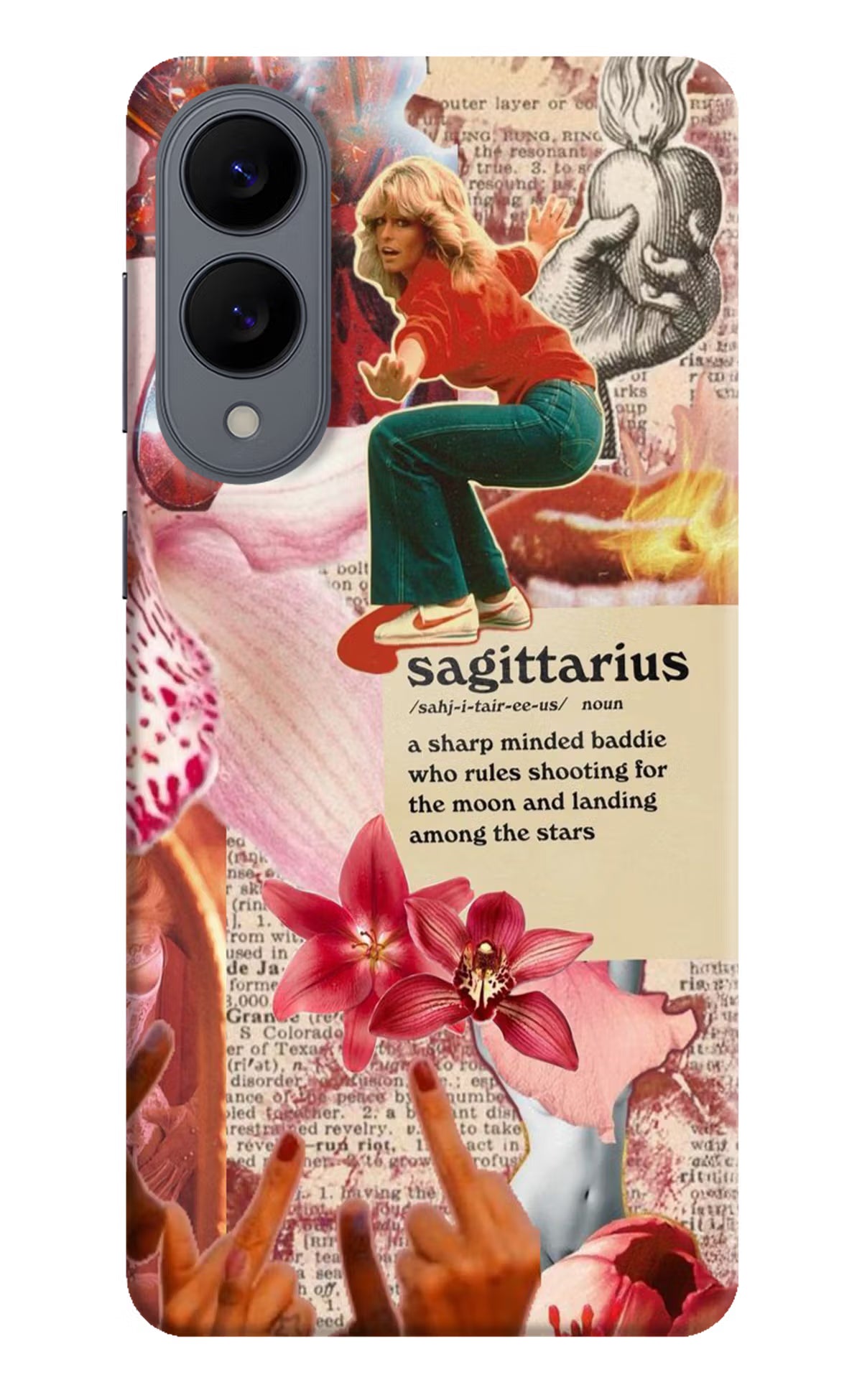 Sagittarius Zodiac Samsung S25 Edge Hard Case Back Cover by Casekaro