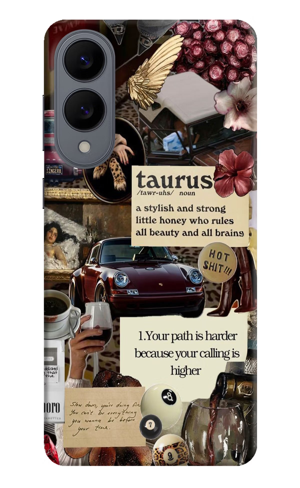 Taurus Zodiac Samsung S25 Edge Hard Case Back Cover by Casekaro
