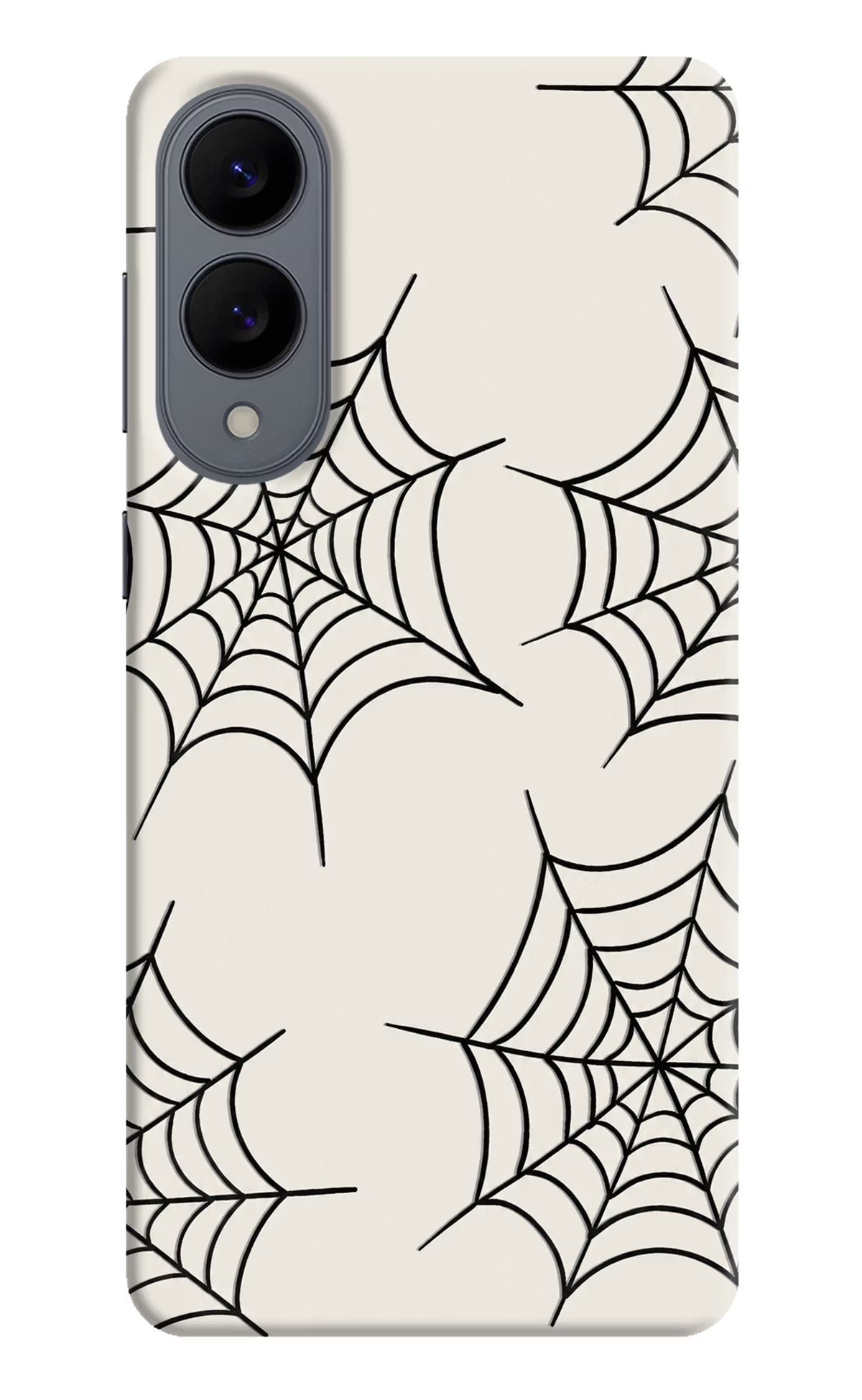 Spider Web Samsung S25 Edge Hard Case Back Cover by Casekaro