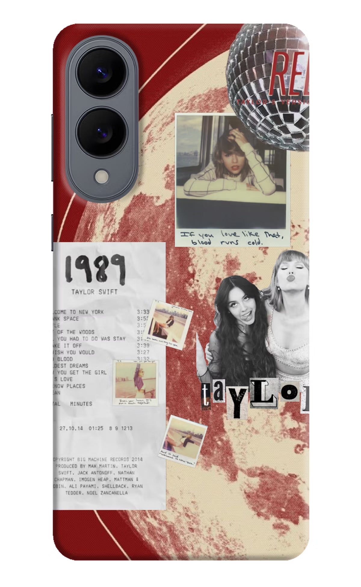 Taylor Swift Samsung S25 Edge Back Cover