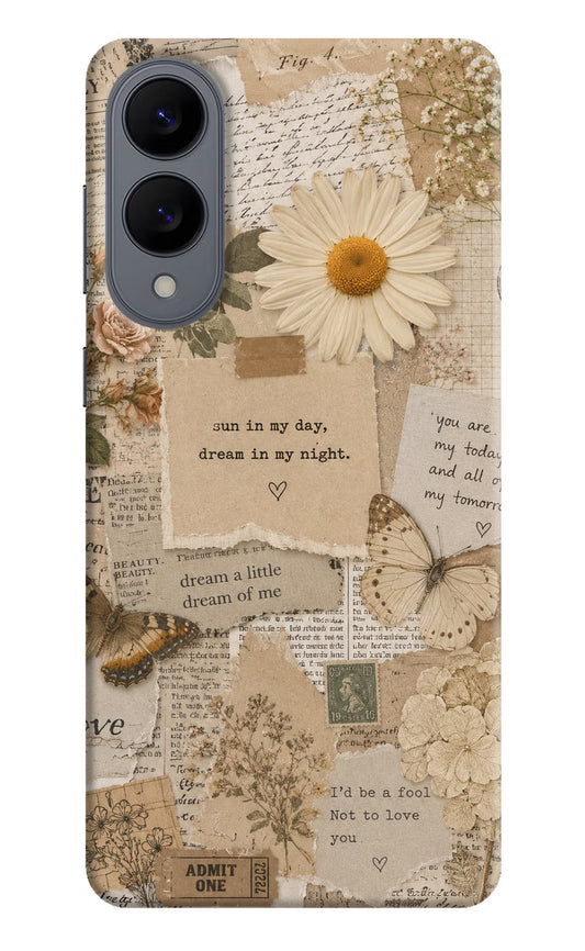 Vintage case Samsung S25 Edge Back Cover