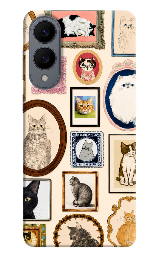 Mirror Cats Samsung S25 Edge Hard Case Back Cover by Casekaro
