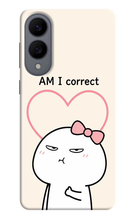 Always Right Samsung S25 Edge Hard Case Back Cover by Casekaro