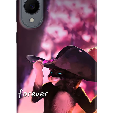Forever Cat Samsung S25 Edge Hard Case Back Cover by Casekaro