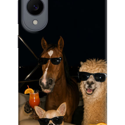 Party Squad Samsung S25 Edge Hard Case Back Cover by Casekaro