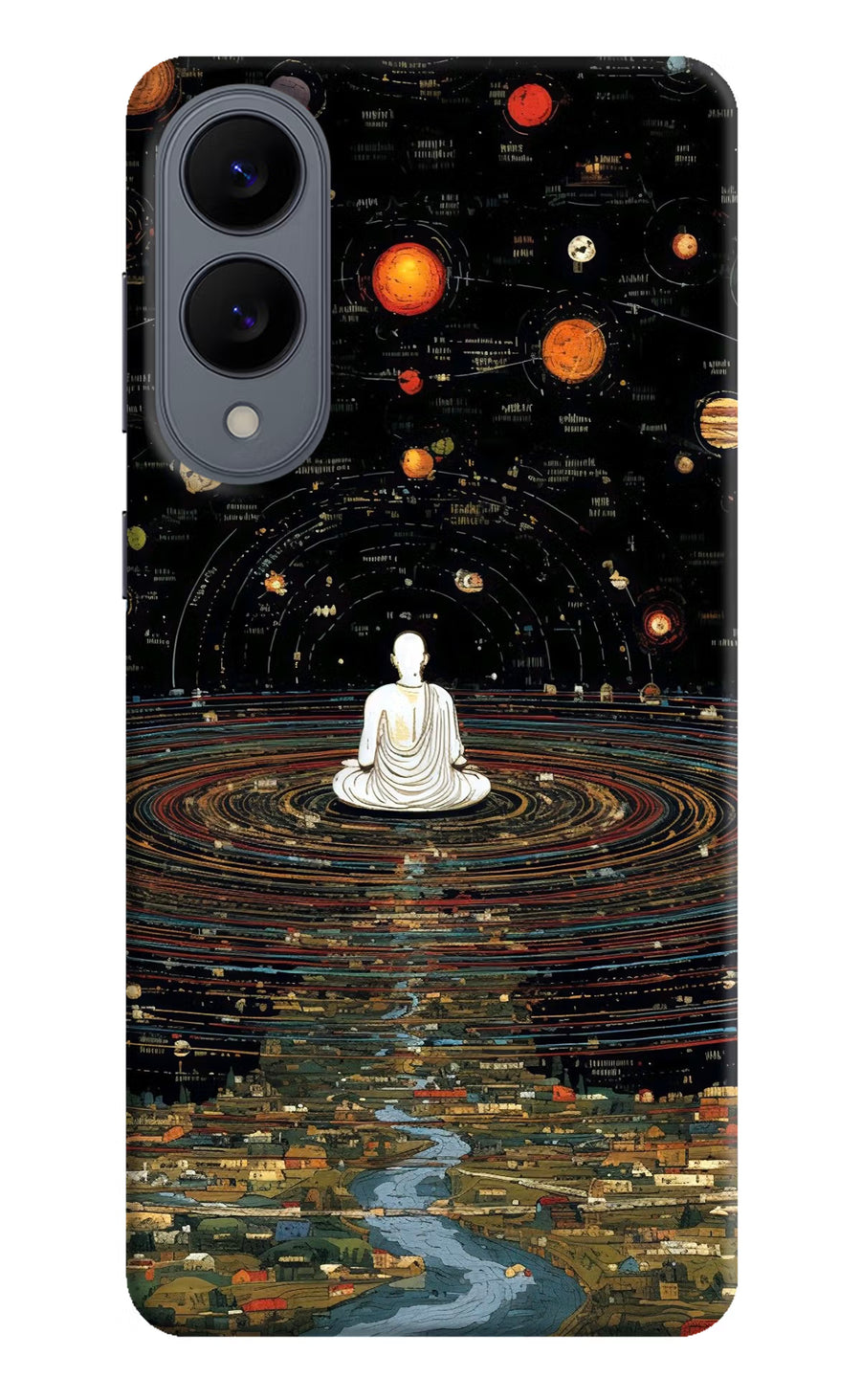 Space Monk Samsung S25 Edge Back Cover, Hard case