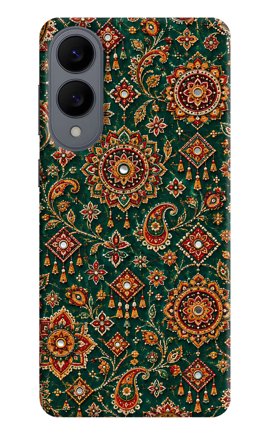 Green Pataka Samsung S25 Edge Back Cover, Hard case