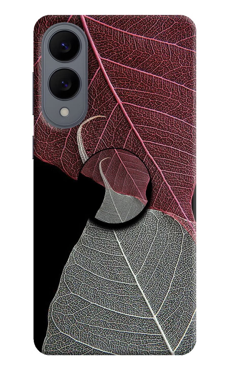 Leaf Pattern Samsung S25 Edge Pop Case, Hard case