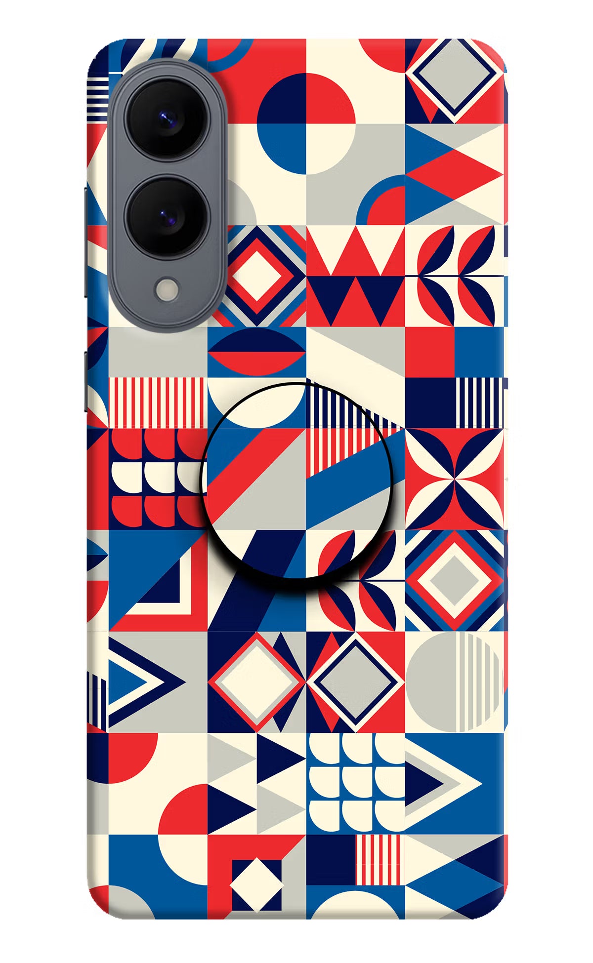 Colorful Pattern Samsung S25 Edge Pop Case by Casekaro