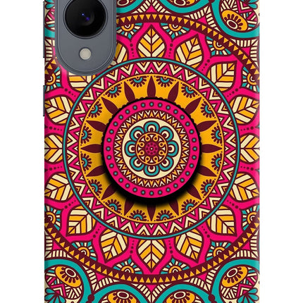 Mandala Samsung S25 Edge Pop Case by Casekaro