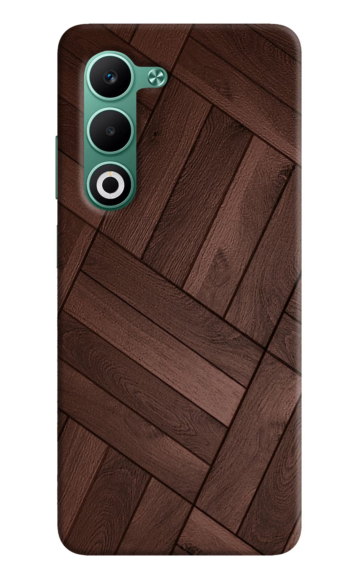 Wooden Texture Design Oppo A5 5G Hard Case Back Cover by Casekaro