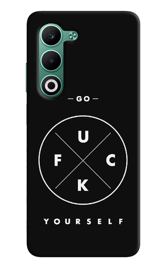 Go Fuck Yourself Oppo A5 5G Hard Case Back Cover by Casekaro