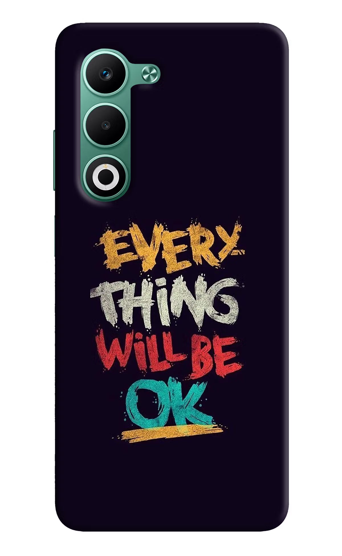 Everything Will Be Ok Oppo A5 5G Hard Case Back Cover by Casekaro