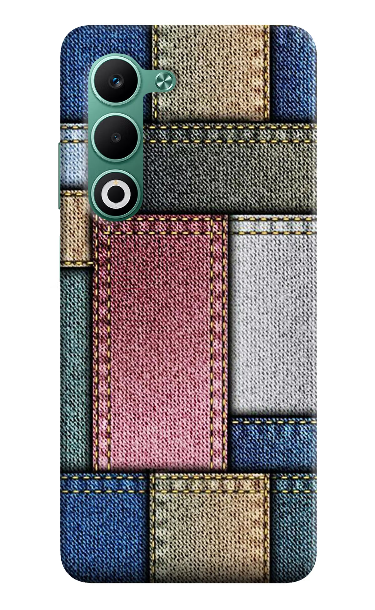 Multicolor Jeans Oppo A5 5G Hard Case Back Cover by Casekaro