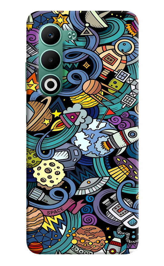 Space Abstract Oppo A5 5G Hard Case Back Cover by Casekaro