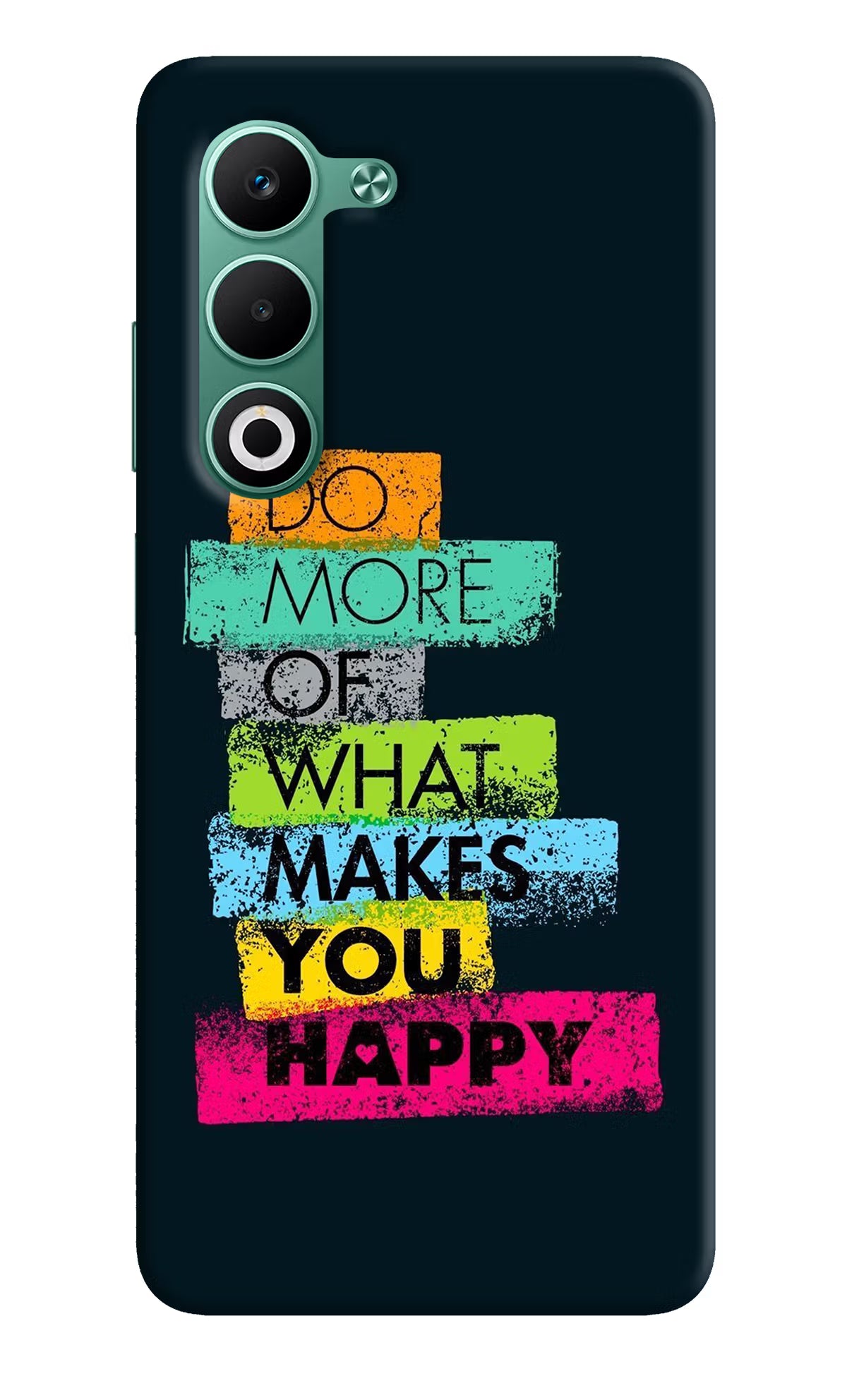 Do More Of What Makes You Happy Oppo A5 5G Hard Case Back Cover by Casekaro