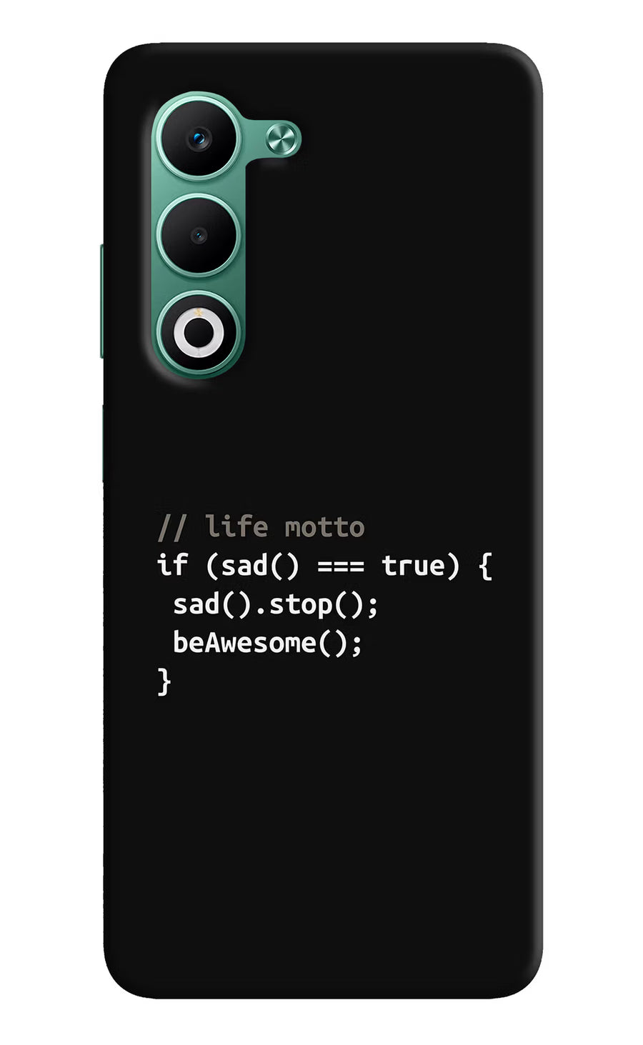 Life Motto Code Oppo A5 5G Back Cover, Hard case