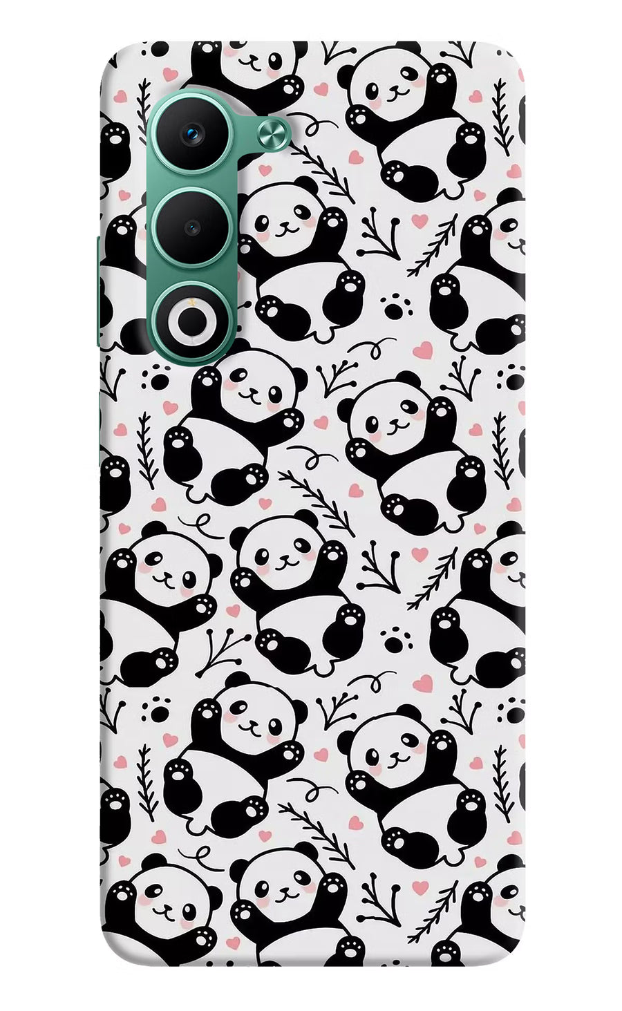 Cute Panda Oppo A5 5G Back Cover, Hard case