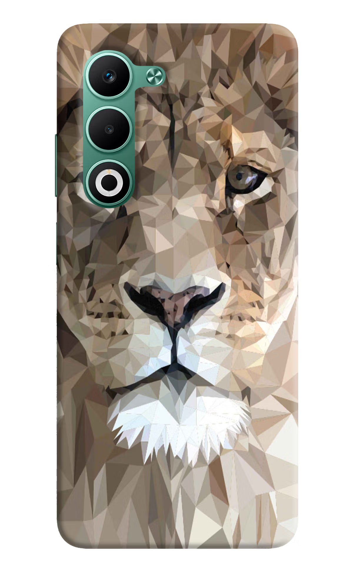 Lion Art Oppo A5 5G Hard Case Back Cover by Casekaro