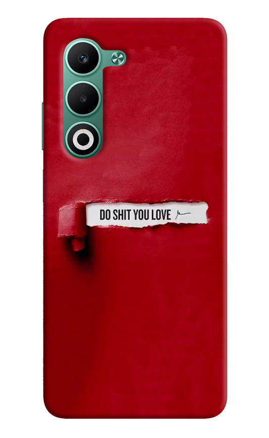 Do Shit You Love Oppo A5 5G Hard Case Back Cover by Casekaro