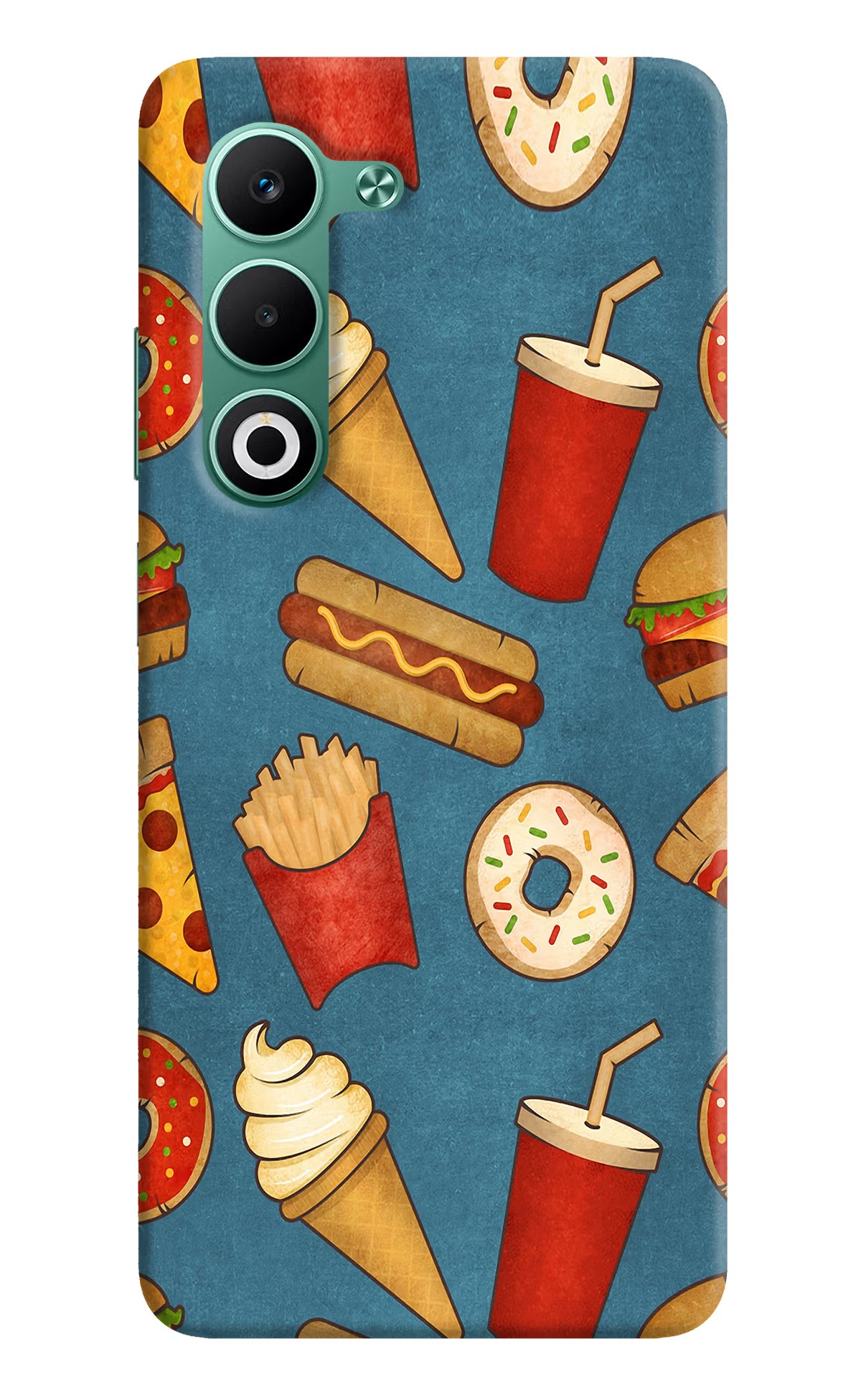 Foodie Oppo A5 5G Hard Case Back Cover by Casekaro
