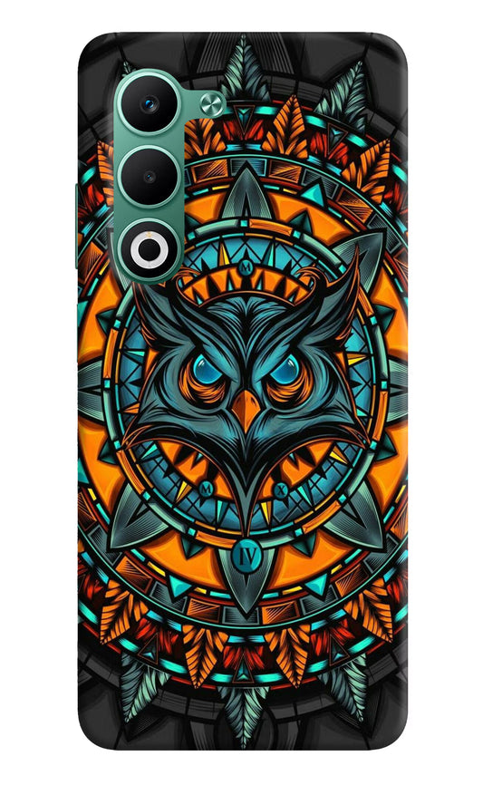 Angry Owl Art Oppo A5 5G Hard Case Back Cover by Casekaro