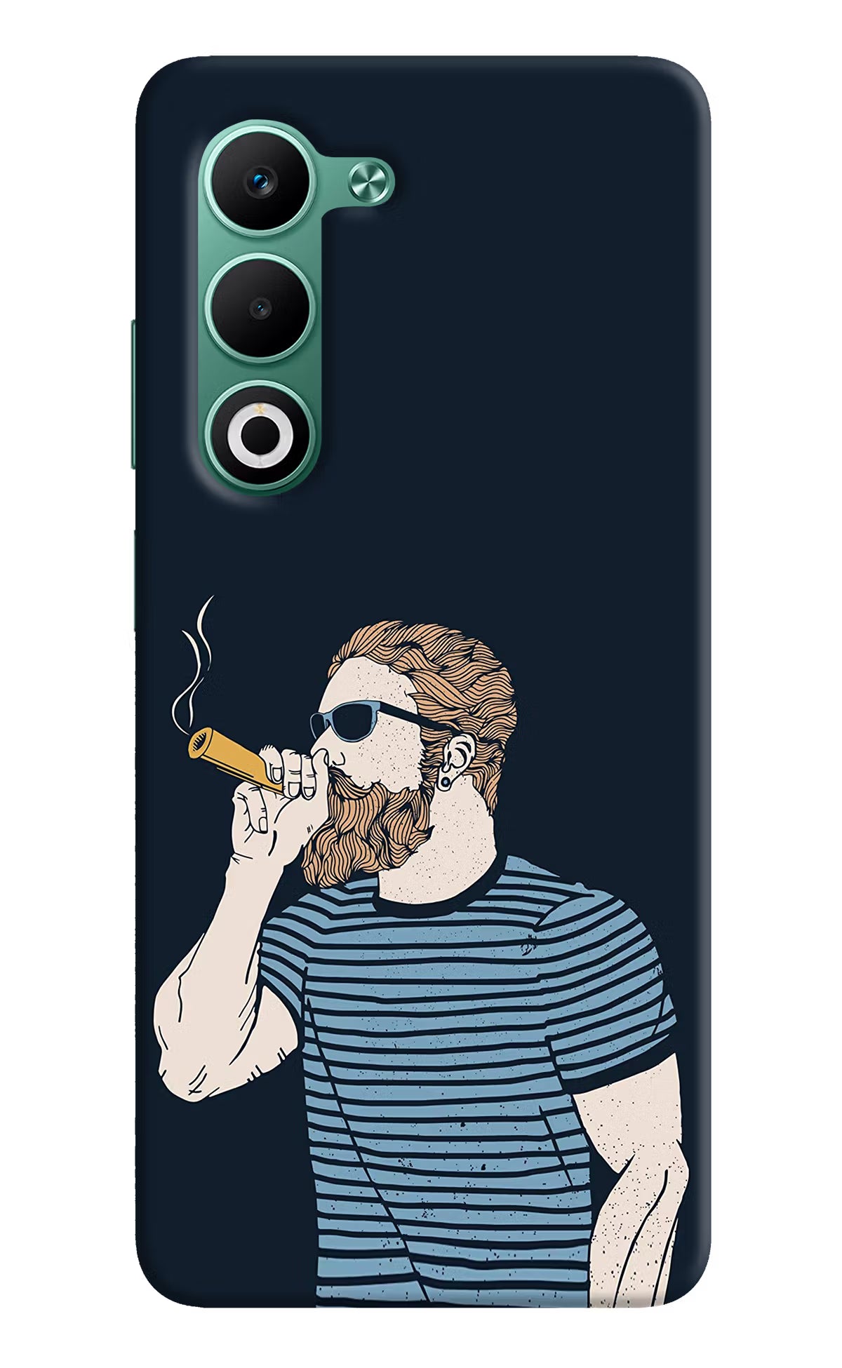 Smoking Oppo A5 5G Hard Case Back Cover by Casekaro