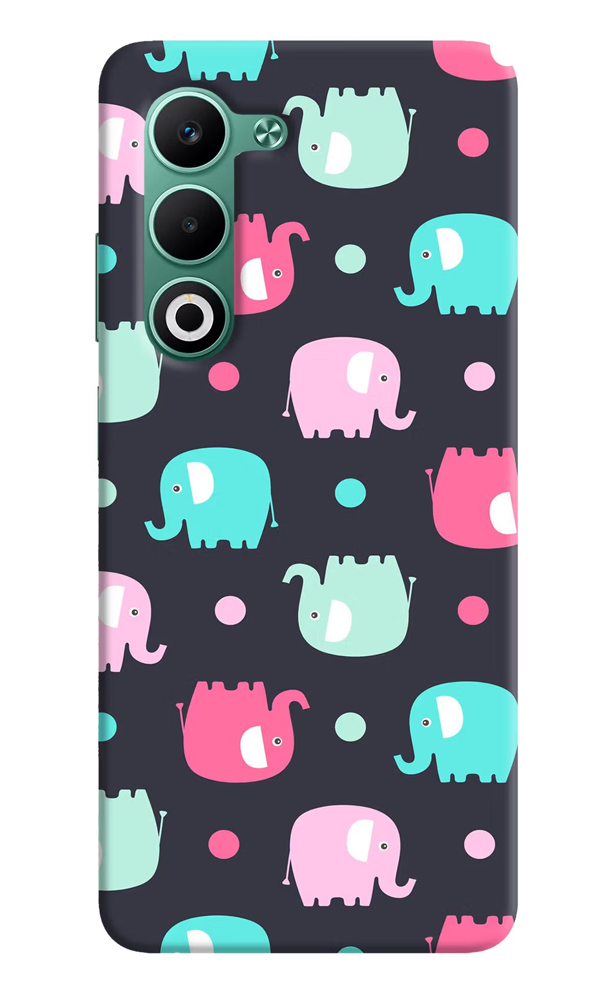 Elephants Oppo A5 5G Hard Case Back Cover by Casekaro