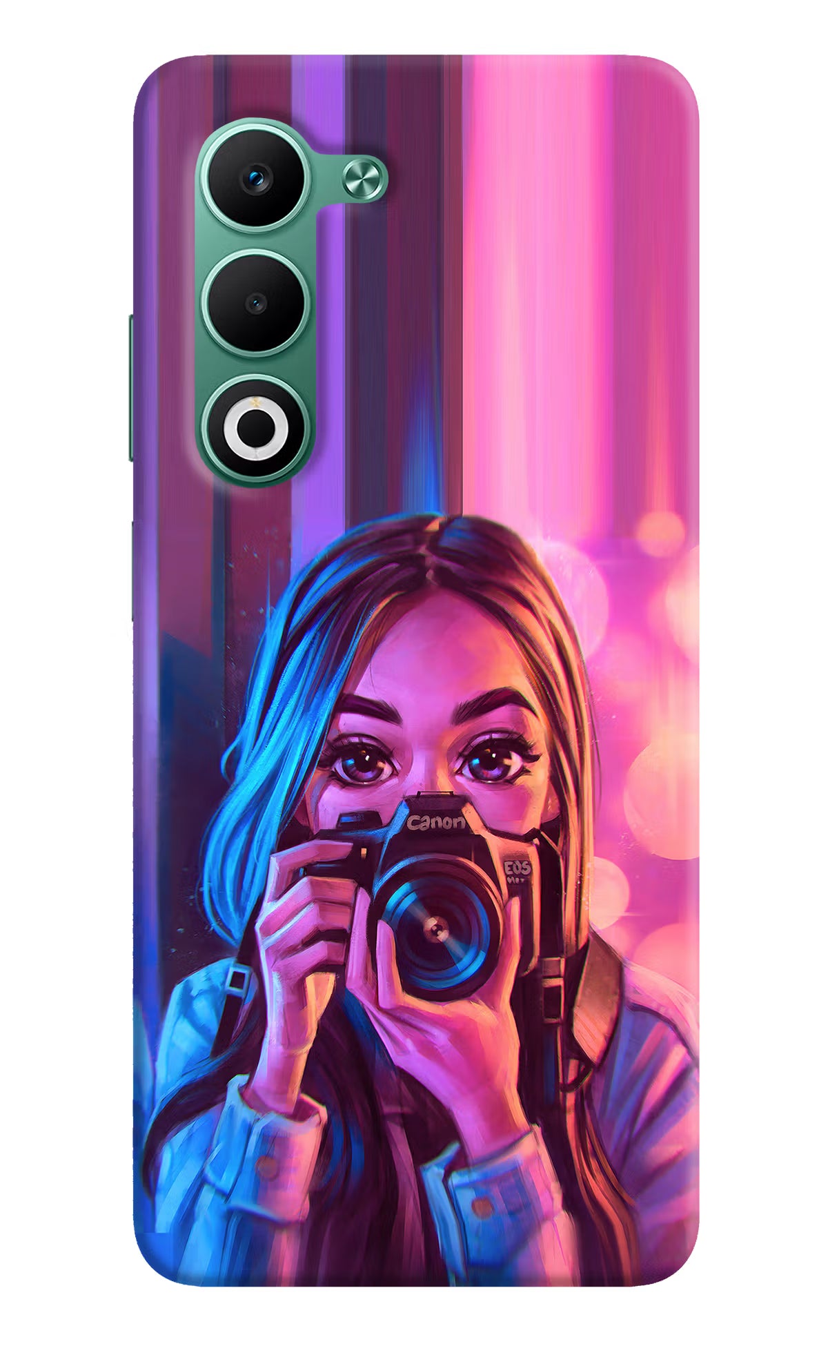 Girl Photographer Oppo A5 5G Hard Case Back Cover by Casekaro