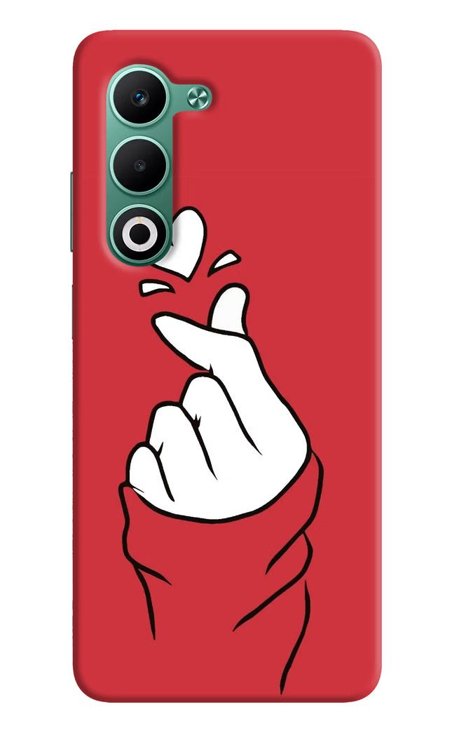 Korean Love Sign Oppo A5 5G Hard Case Back Cover by Casekaro