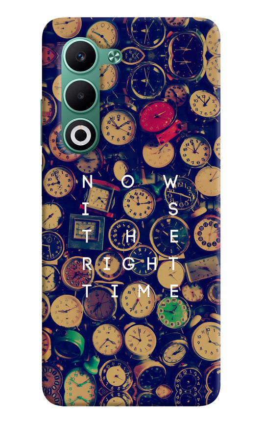 Now is the Right Time Quote Oppo A5 5G Hard Case Back Cover by Casekaro