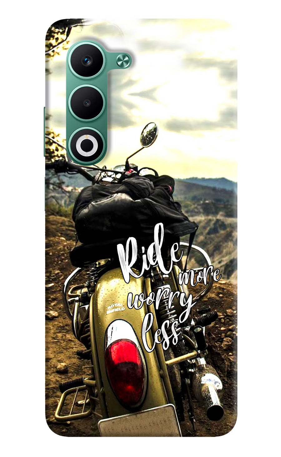 Ride More Worry Less Oppo A5 5G Back Cover, Hard case