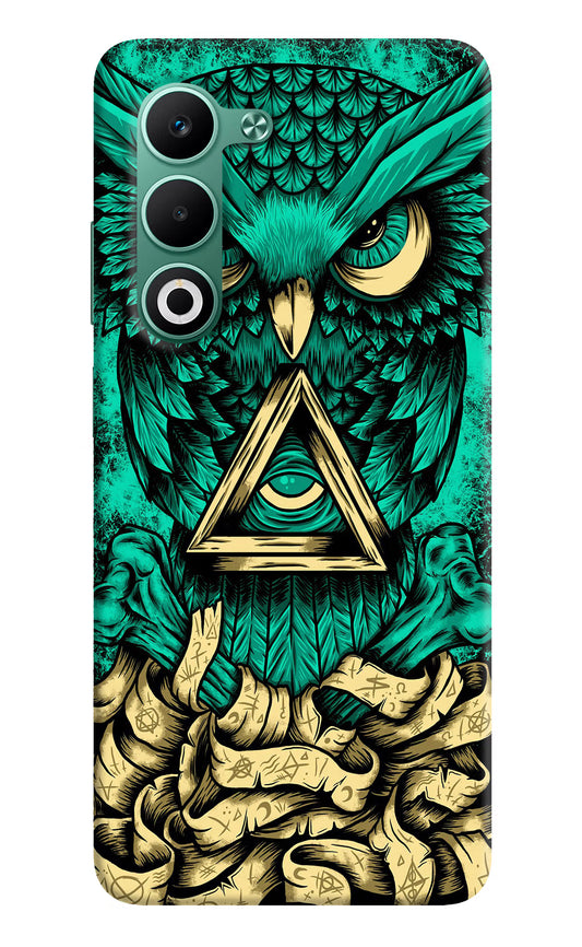 Green Owl Oppo A5 5G Hard Case Back Cover by Casekaro
