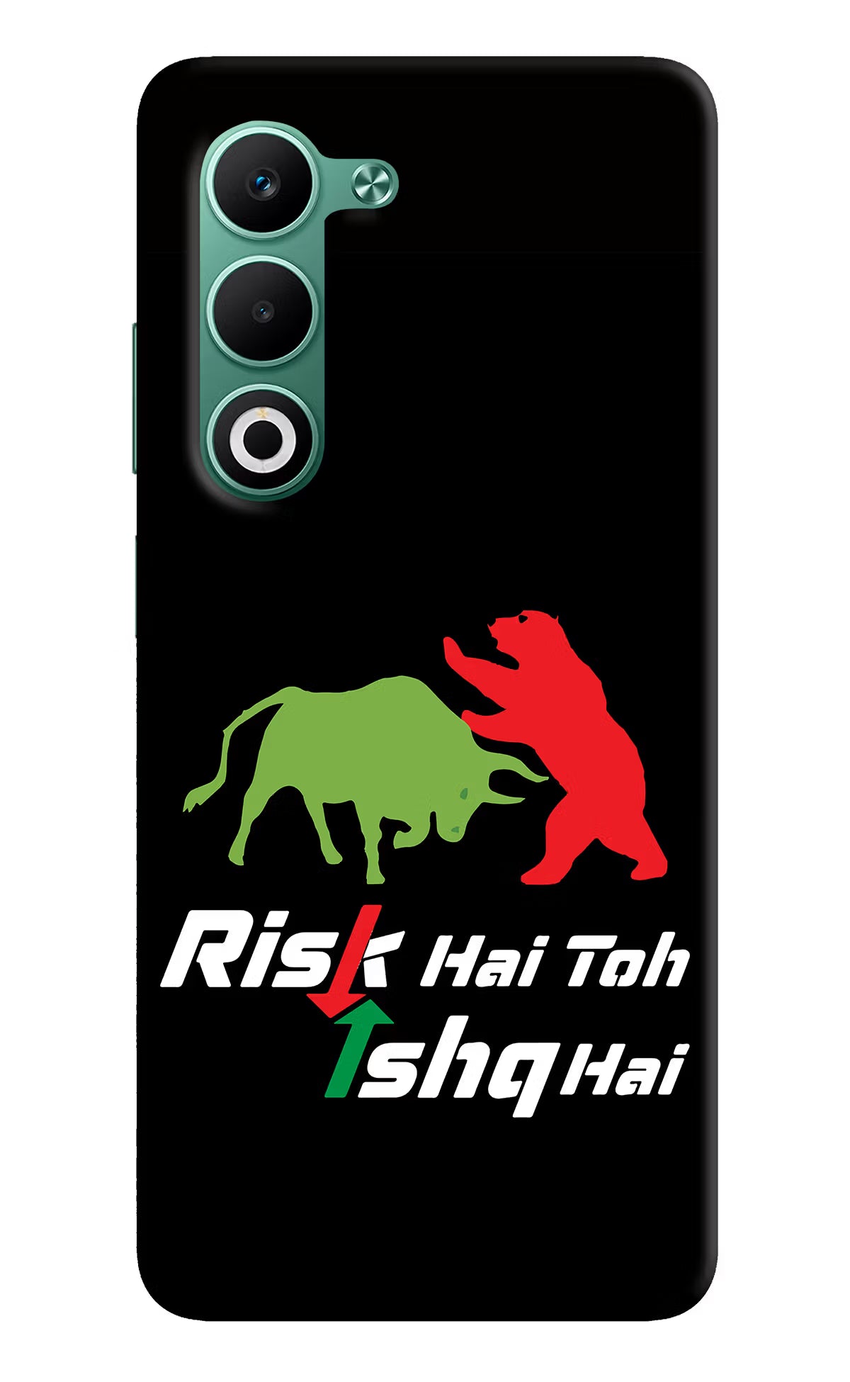 Risk Hai Toh Ishq Hai Oppo A5 5G Hard Case Back Cover by Casekaro