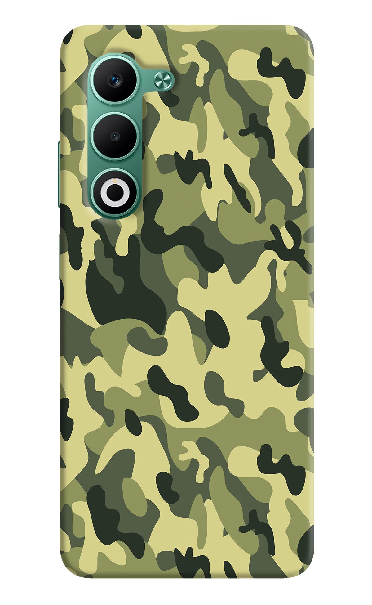 Camouflage Oppo A5 5G Hard Case Back Cover by Casekaro