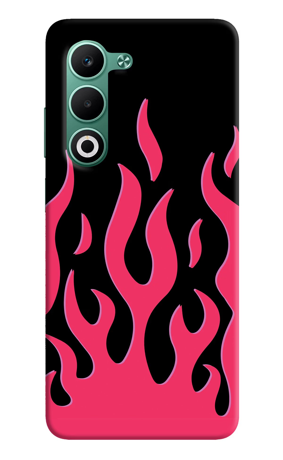 Fire Flames Oppo A5 5G Hard Case Back Cover by Casekaro