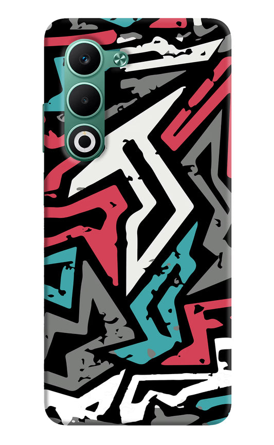 Geometric Graffiti Oppo A5 5G Hard Case Back Cover by Casekaro