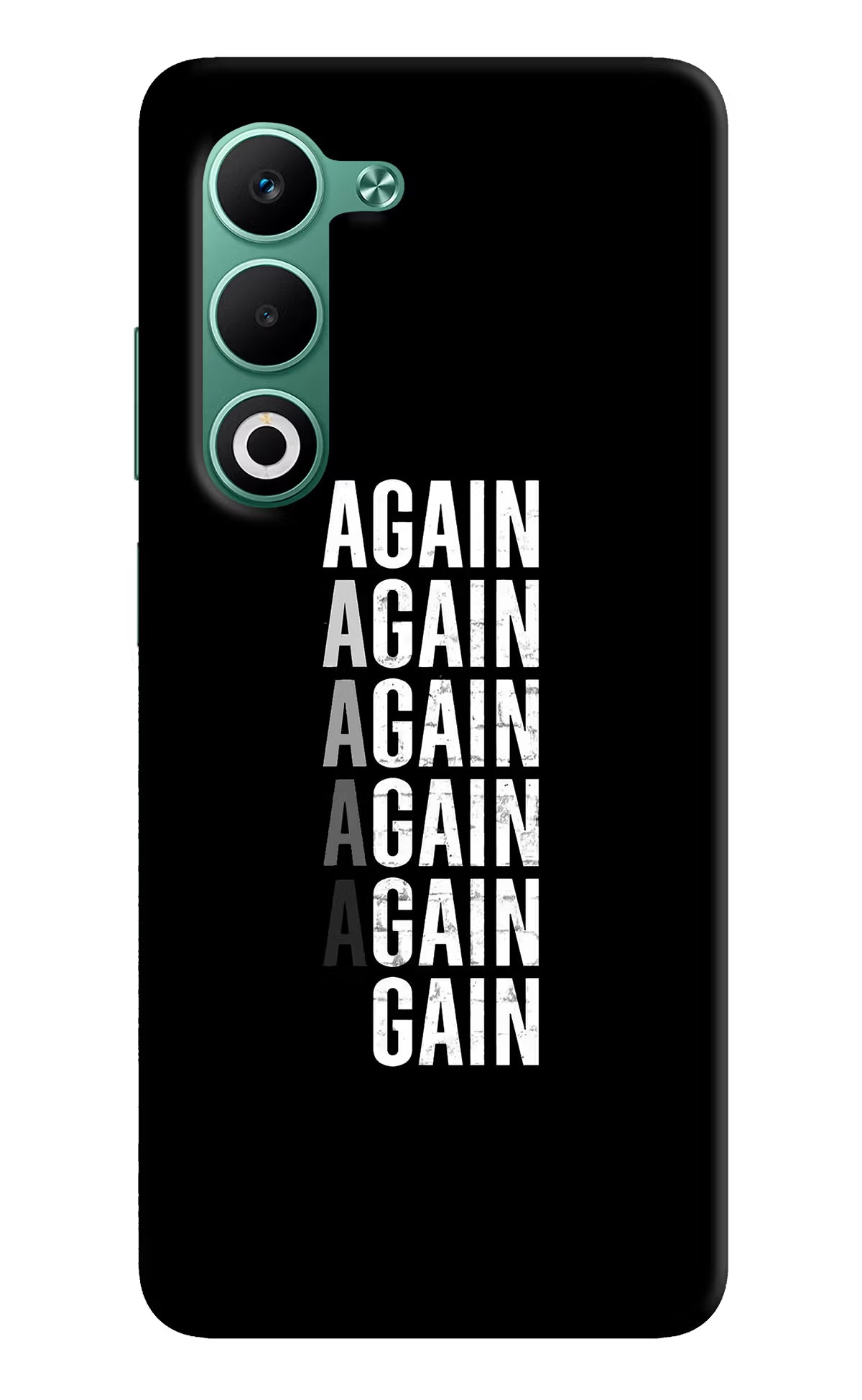 Again Again Gain Oppo A5 5G Hard Case Back Cover by Casekaro