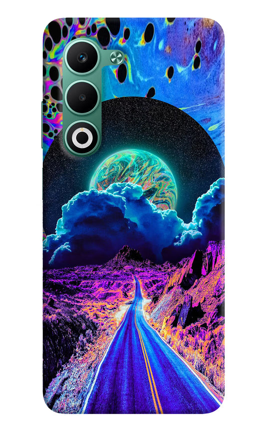Psychedelic Painting Oppo A5 5G Hard Case Back Cover by Casekaro