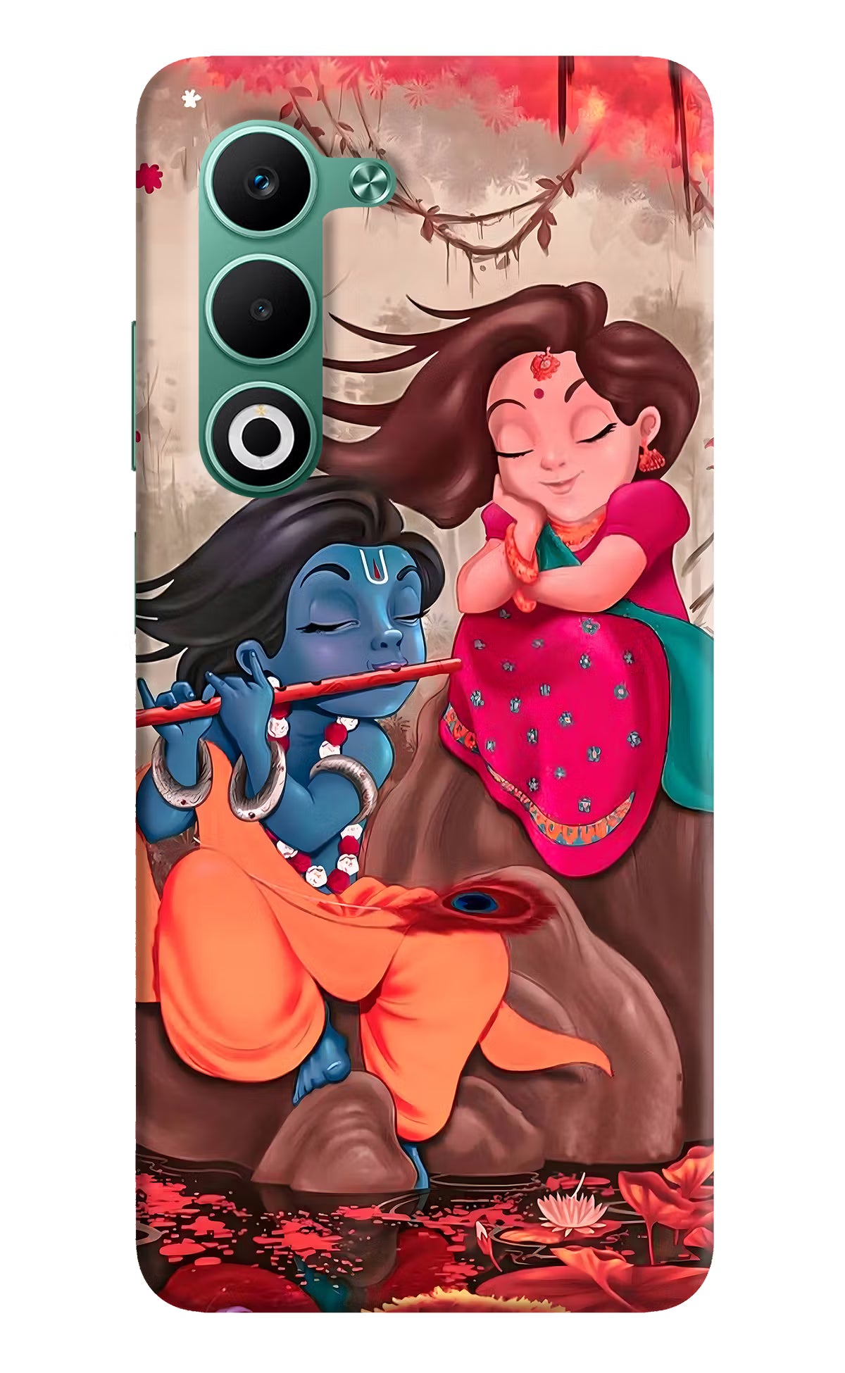 Radhe Krishna Oppo A5 5G Hard Case Back Cover by Casekaro