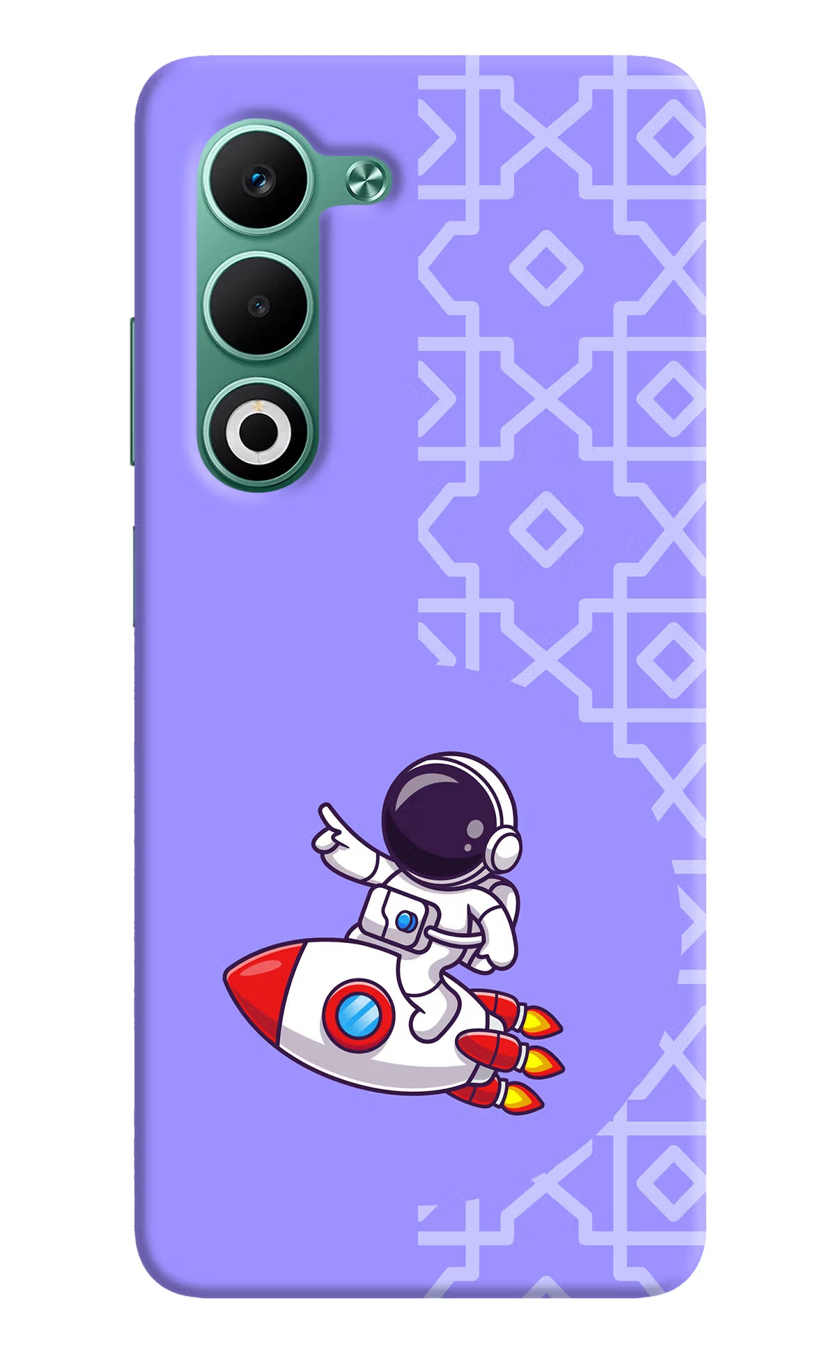 Cute Astronaut Oppo A5 5G Hard Case Back Cover by Casekaro