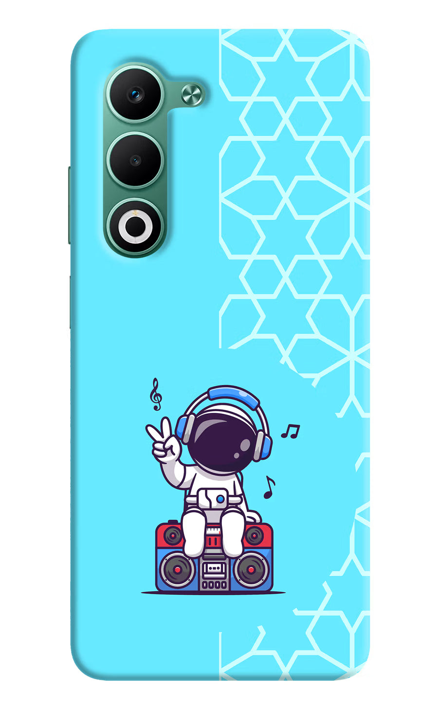 Cute Astronaut Chilling Oppo A5 5G Back Cover, Hard case
