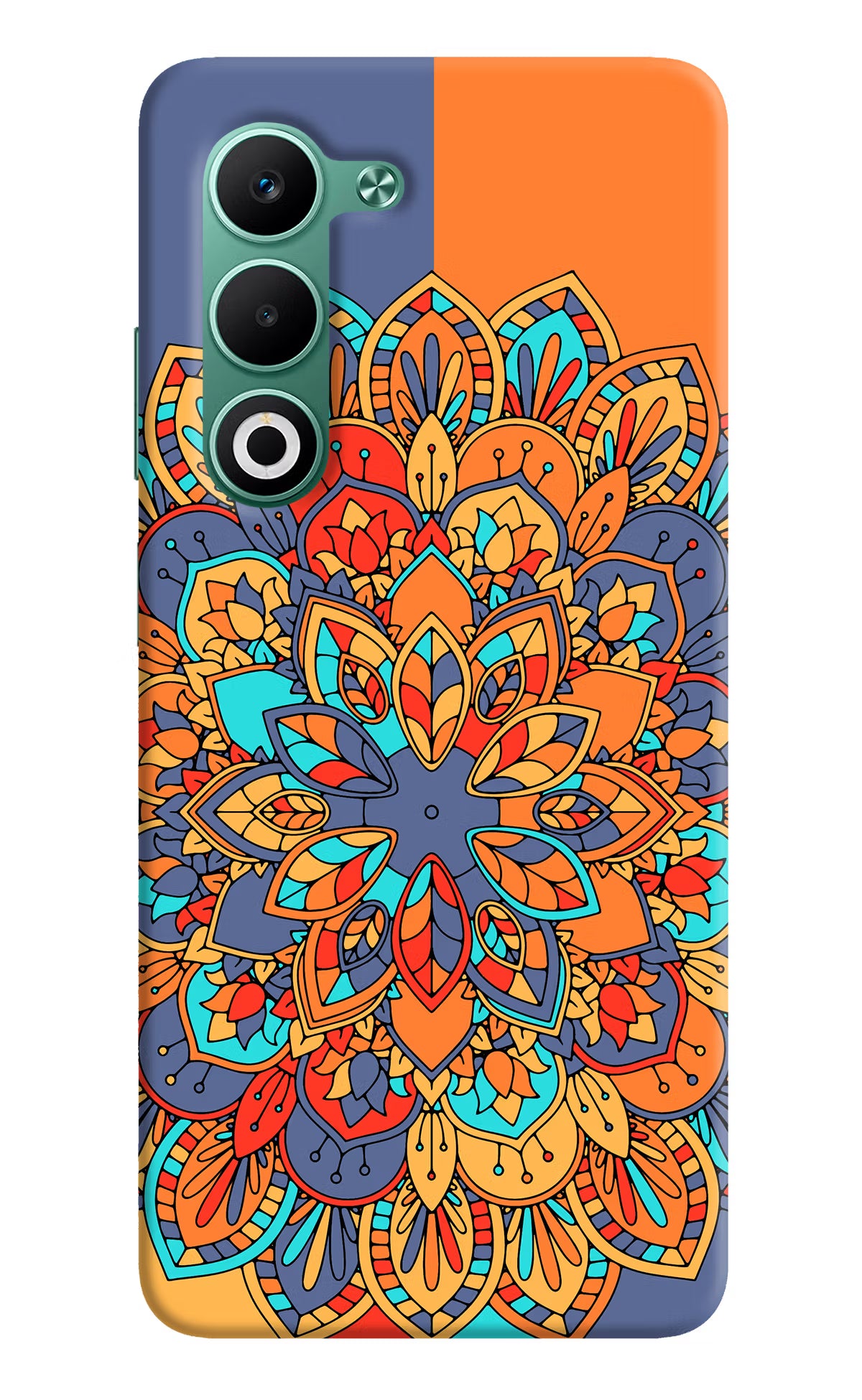Color Mandala Oppo A5 5G Hard Case Back Cover by Casekaro