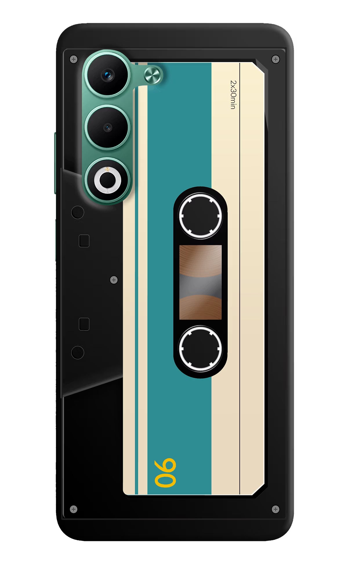 Cassette Oppo A5 5G Hard Case Back Cover by Casekaro