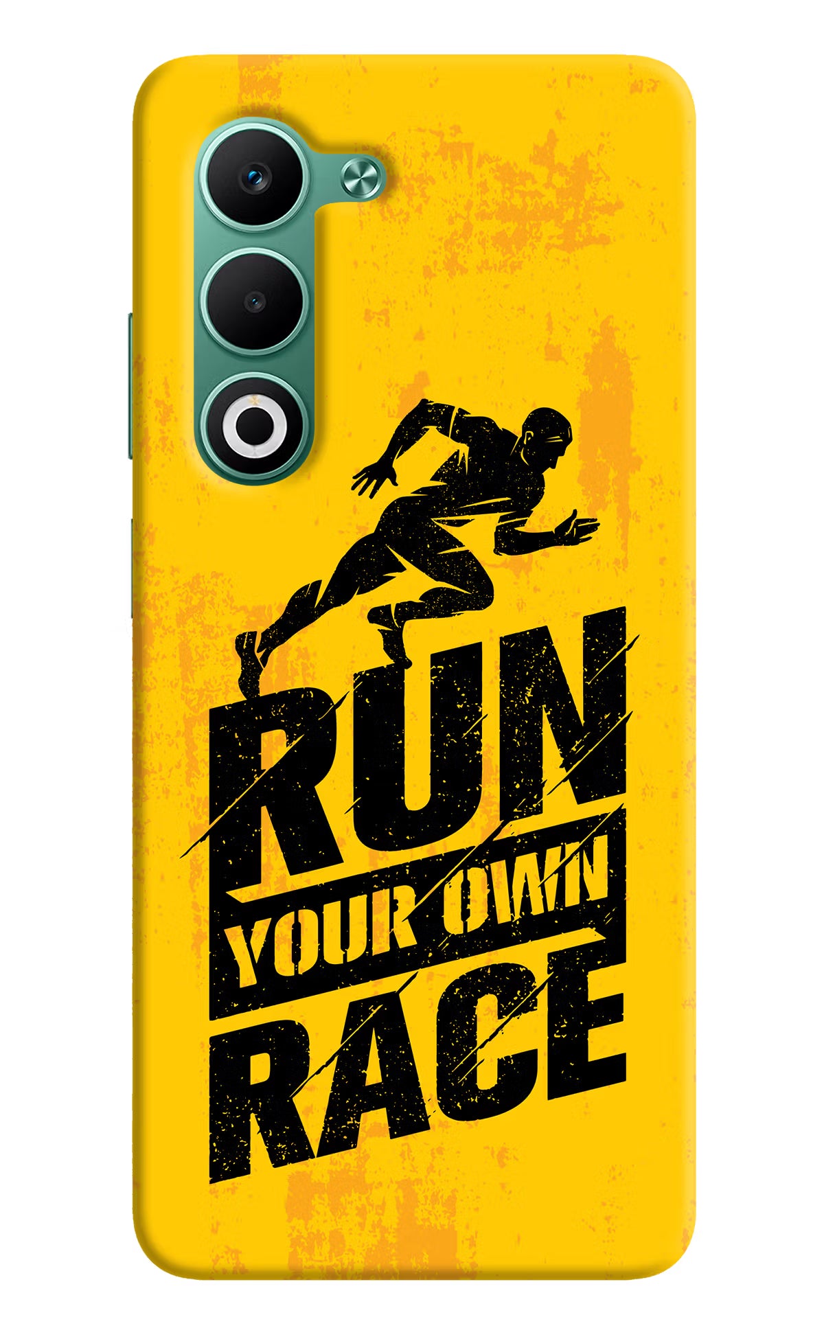 Run Your Own Race Oppo A5 5G Hard Case Back Cover by Casekaro