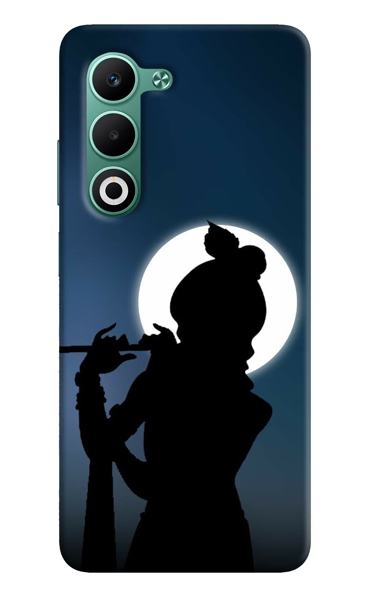 Shri Krishna Silhouette Oppo A5 5G Hard Case Back Cover by Casekaro