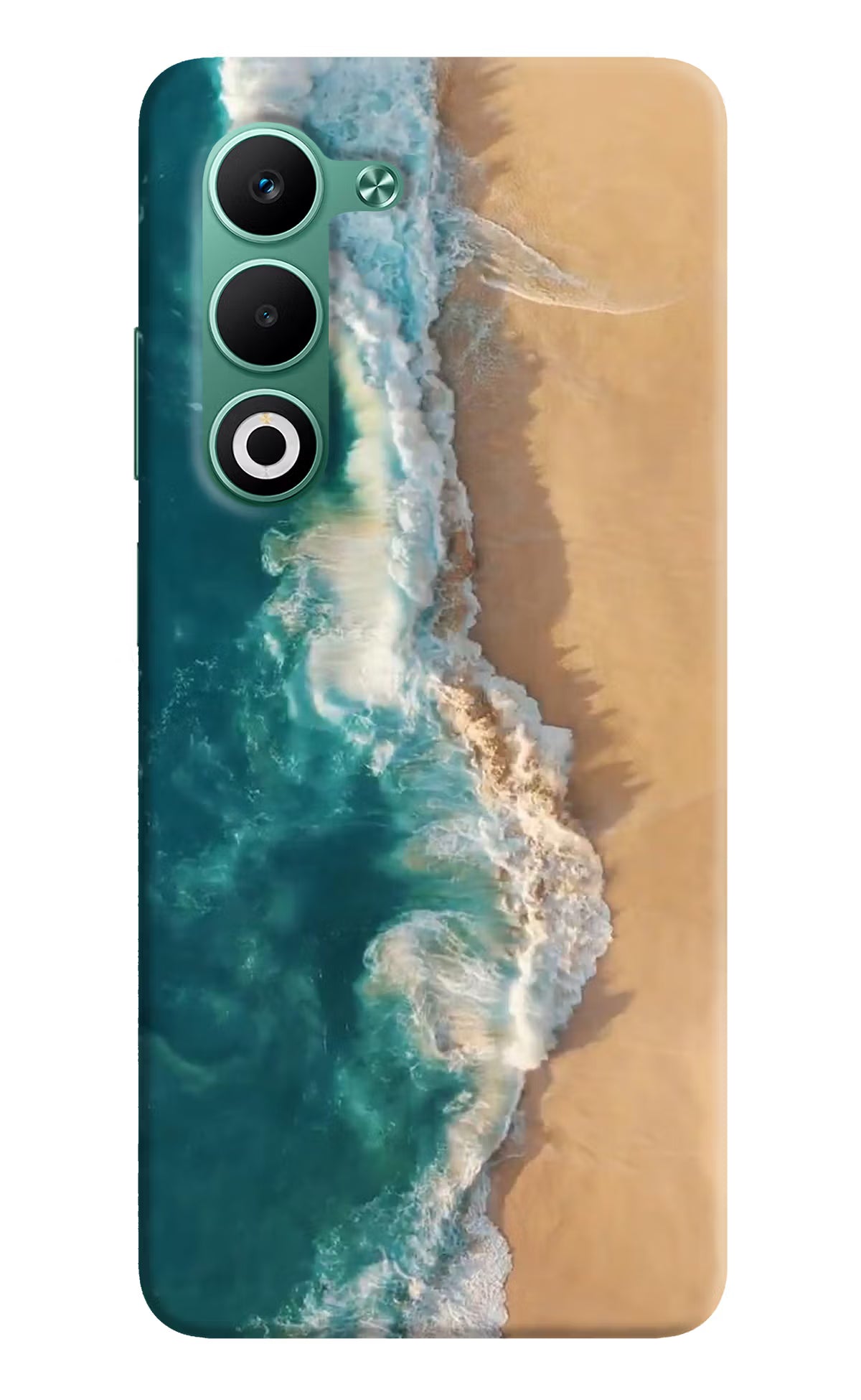 Ocean Beach Oppo A5 5G Hard Case Back Cover by Casekaro