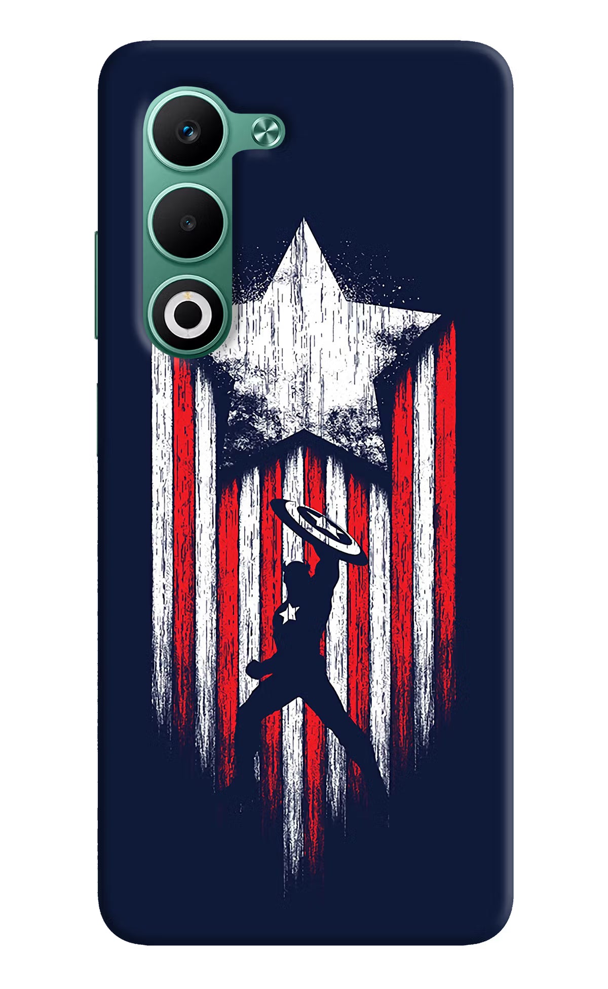 Captain America Marvel Art Oppo A5 5G Hard Case Back Cover by Casekaro
